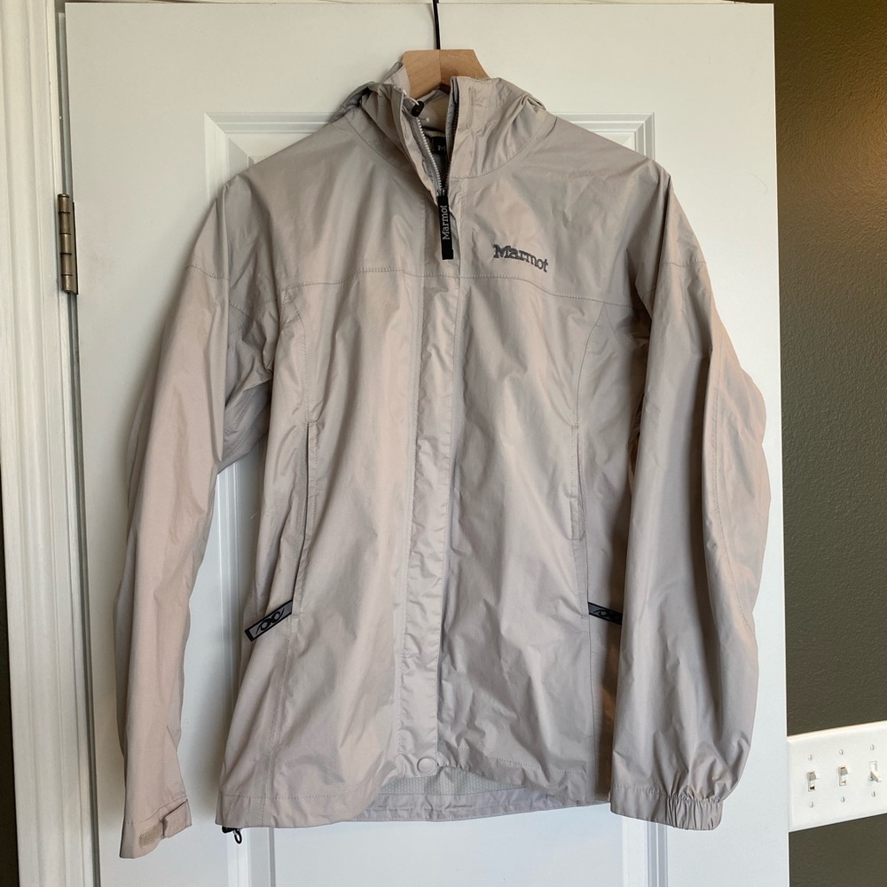Marmot Rain Jacket in Greige (Grey/Beige)